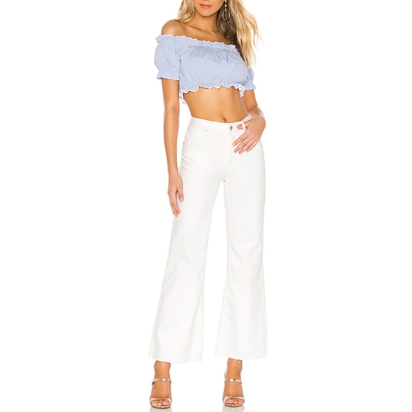Free People Denim - Free People | white flare jeans | Sz 10/30